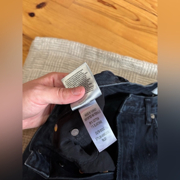 Agolde Riley High Rise Button Fly Jeans size 29 - Picture 5 of 8